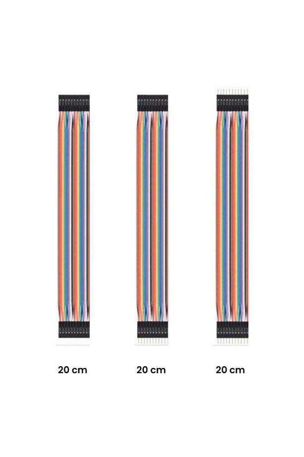 20 Pin Erkek-erkek, 20 Pin Dişi-erkek, 20 Pin Dişi-dişi Jumper Kablo - 2