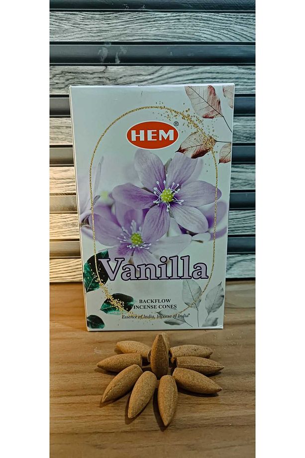 10 Adet Geri Akış Tütsü Vanilla (Vanilya) Kokulu - 1