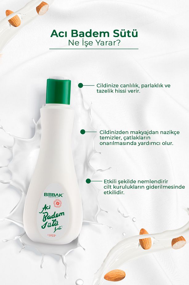 Acı Badem Sütü Şişe 120 Ml 2 Adet - 4
