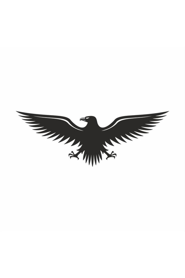 Eagle Sticker 25x10 Cm Black