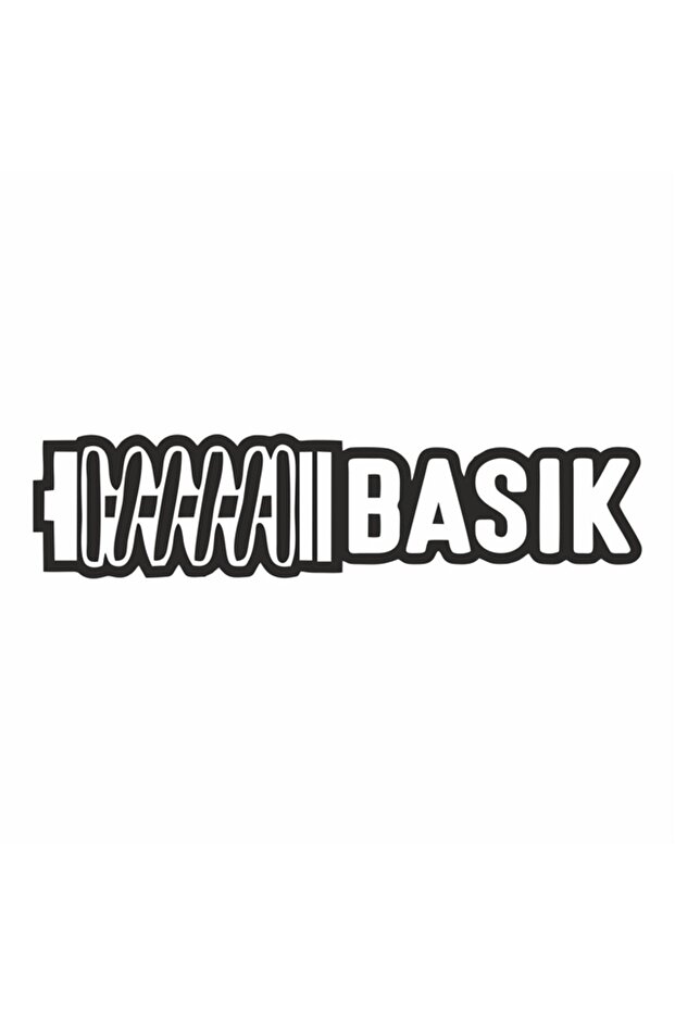 Printed Car Sticker 19x4 Cm Blue