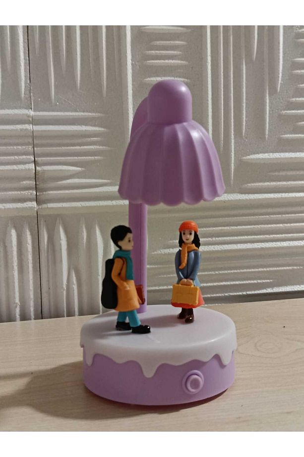 YIKILMAZ AŞK PİLLİ ABAJUR MASA LAMBASI - 1