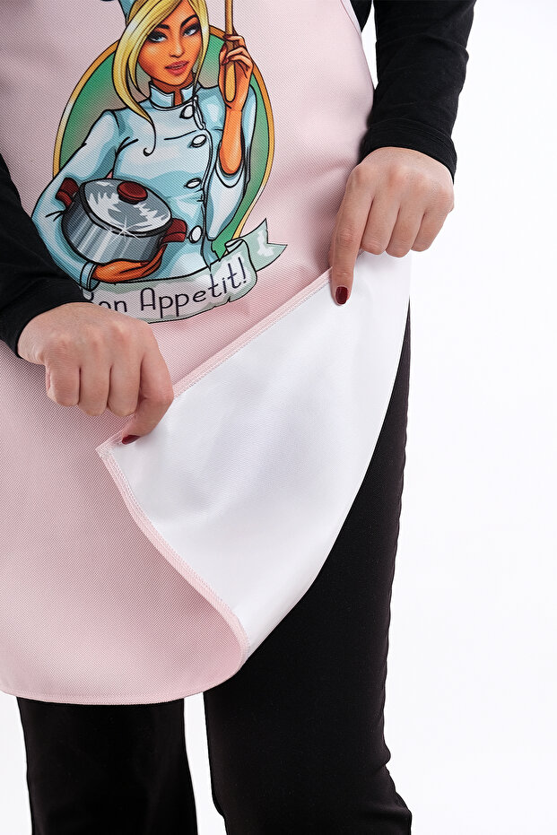 مريلة مطبخ جميلة مقاومة للسوائل - 2