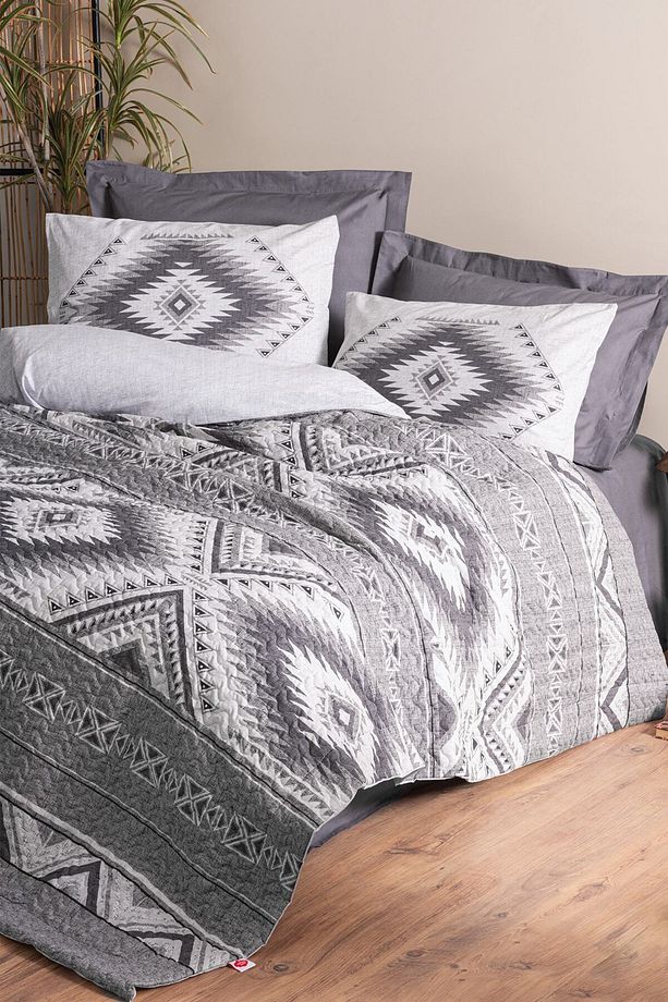 Ethnic Tek Kişilik Complete Set Delos Antrasit - 1