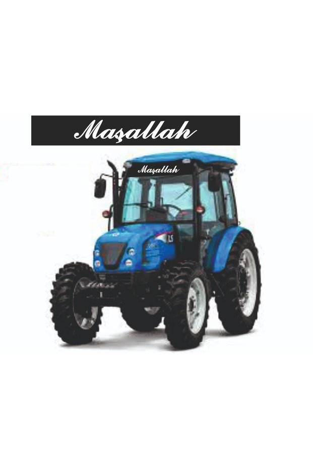 Sticker Tractor Mashallah Sunshade Lettering Glass Sticker Adhesive