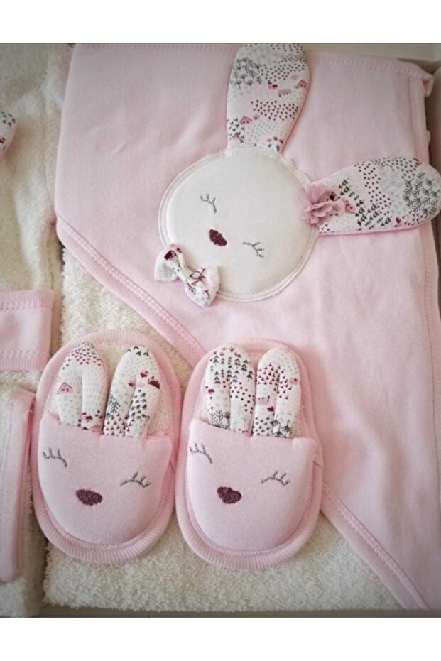 Gaye 4 Piece 100% Cotton Baby Bathrobe Set