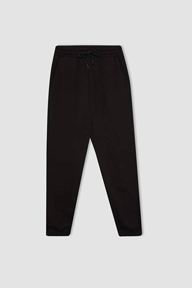 S7370Az/Bk81 Defacto Women's Tracksuit Bottom Black