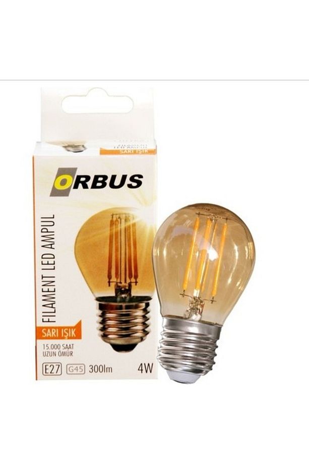 Orb-ga45 Mum 4w E27 Amber Dekoratif Led Filament Ampul - 1
