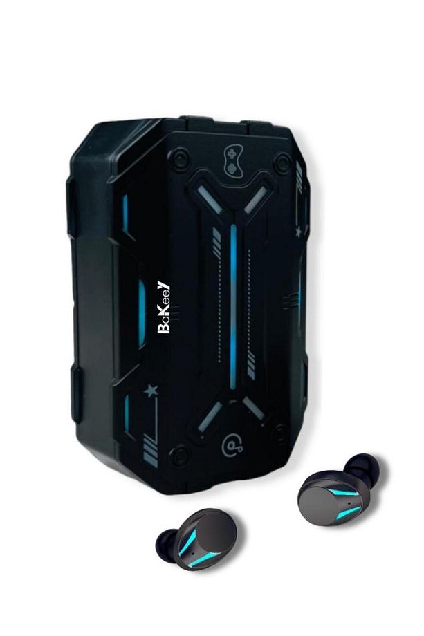 M99 Plus Bluetooth Kulaklık Kulakiçi Kablosuz Oyuncu Kulaklıkları Işıklı Android-İphone Uyumlu Siyah - 9