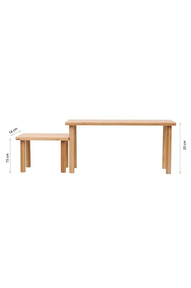 Ahşap Smart Mutfak Rafı Tezgah Üstü Raf Organizer - 4