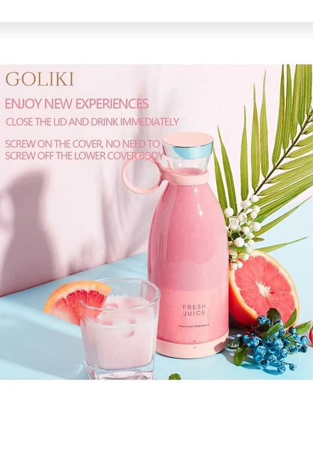 Taşınabilir Kablosuz Şarjlı Kişisel Smoothie El Blender Fresh Juice Blender - 1