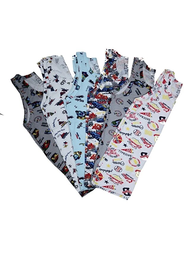 Boy's Patterned Athlete Set of 6