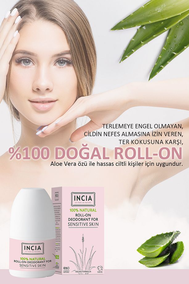 %100 Doğal Roll On Deodorant Hassas Ciltler Için 2'li Ter Kokusu Önleyici Lekesiz 50 ml X 2 Adet - 6
