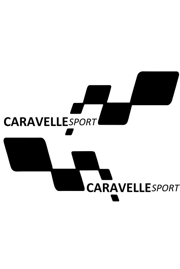 CARAVELLE ملصق رياضي لاصق 30 سم × 11 سم MMD173