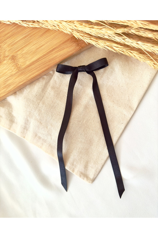 Satin Ribbon Bow Clip Buckle (4 Cm)