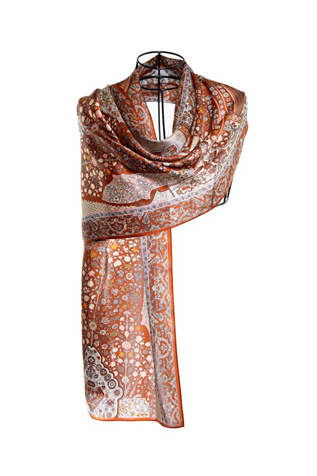 100% Silk Shawl (53X170)