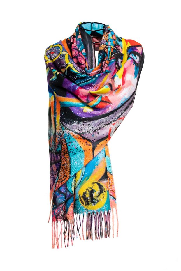 Modal Cashmere Printed Shawl