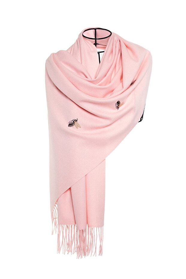 Modal Cashmere Embroidered (BIRILI) Shawl