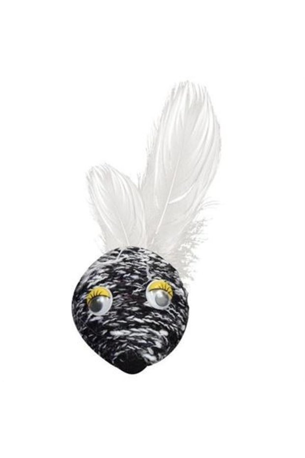 BUFFER® Colorful Straw Feather Play Ball (Catnip) Engaging Fun Educational Pet Play