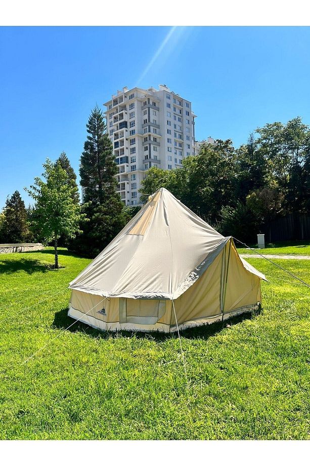 Zeycamping 9 M2 Kamp Orman Dağcı 4 Mevsimlik Çadır Koruma Örtüsü Soba Adaptörü - 6