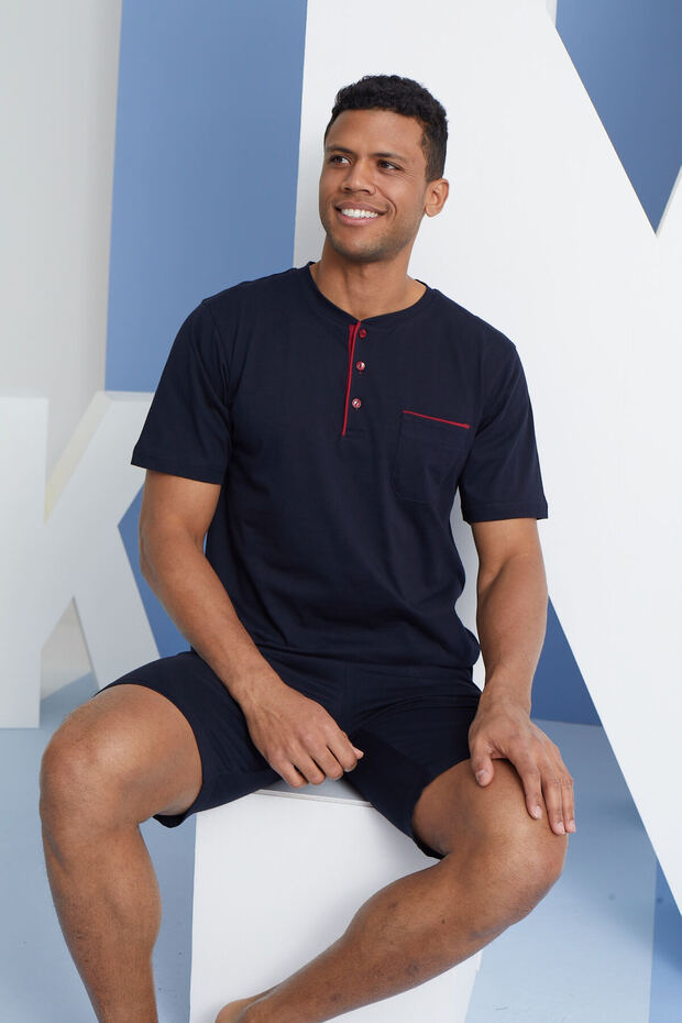 MİDİ YAKA ŞORTLU TAKIM - 1