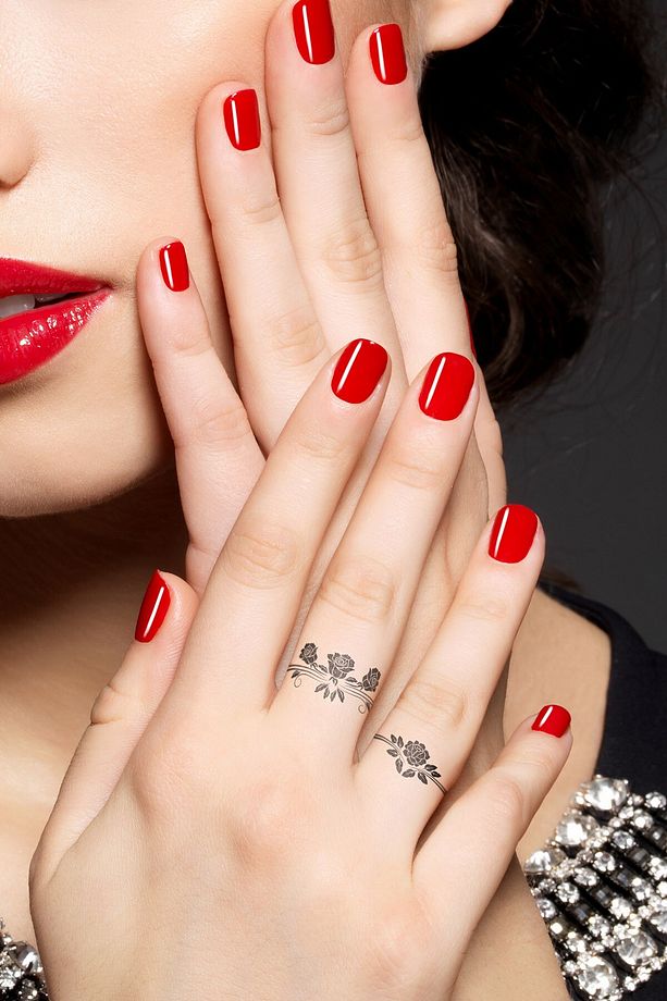 Şerit Gül Desen Geçici Dövme,geçici Tattoo ,vücut Dövme,kol Bilek Dövme,boyun Dövme,sırt Dövme - 1