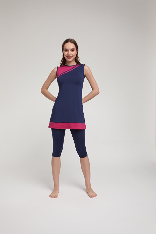 KOLSUZ YARI KAPALI TESETTÜR MAYO - 3