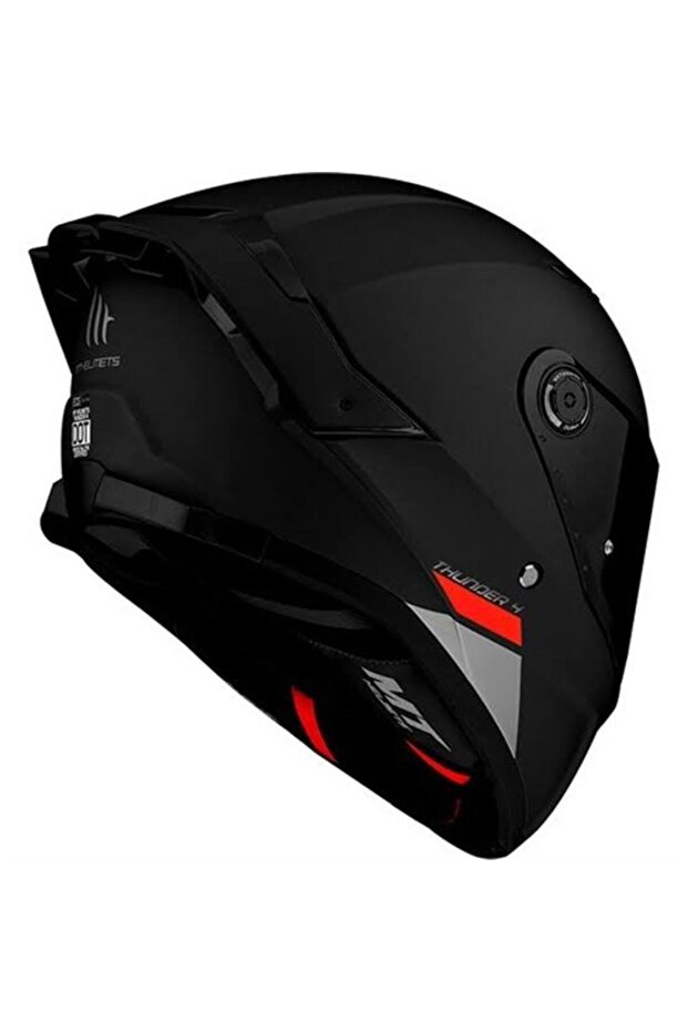 Thunder 4 Full Face Mat Siyah - 2