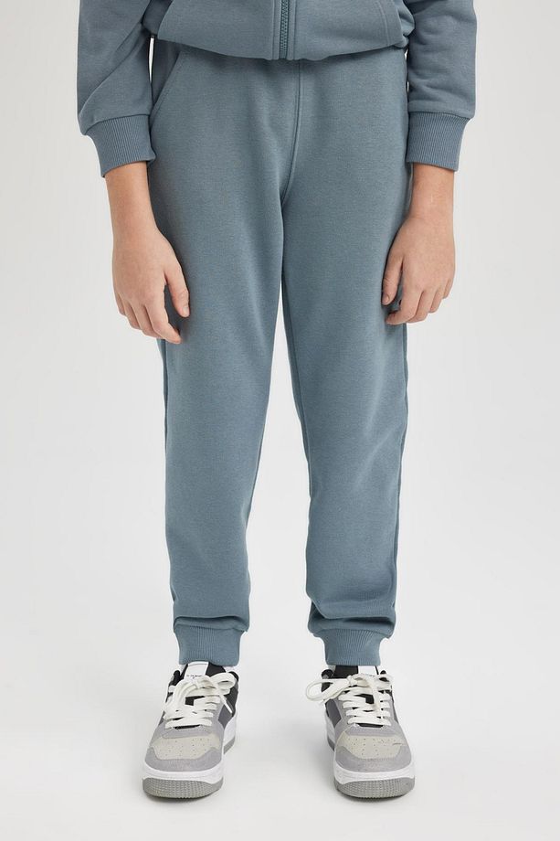 Erkek Çocuk Beli Paçası Lastikli Basic Düz Jogger Eşofman Altı B5754a824sp - 3