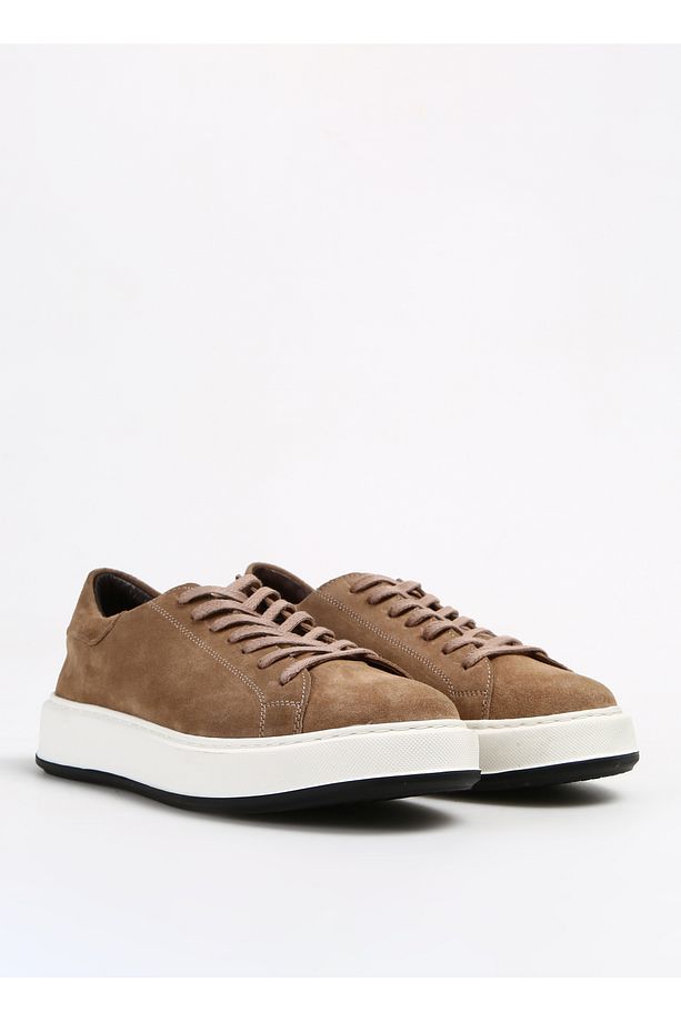 Bej Erkek Deri Sneaker JAROD - 2