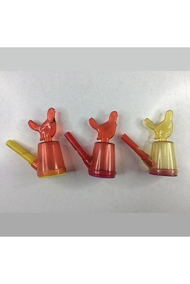 Rooster Shaped Watery Canary Whistle Toy 10 Pieces at a Time