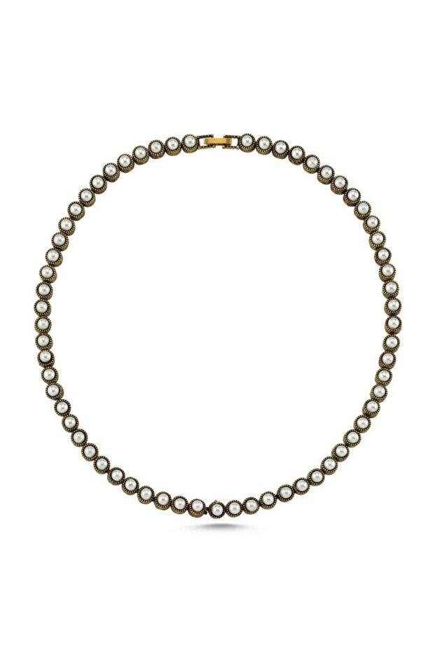 Suyolu Antique Glass Pearl Necklace
