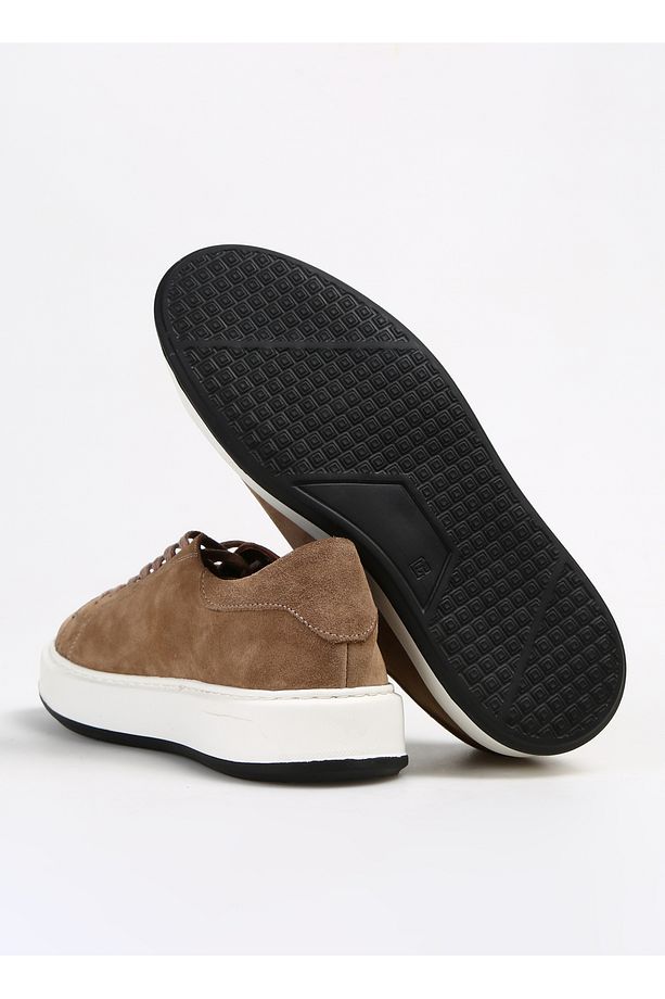 Bej Erkek Deri Sneaker JAROD - 5