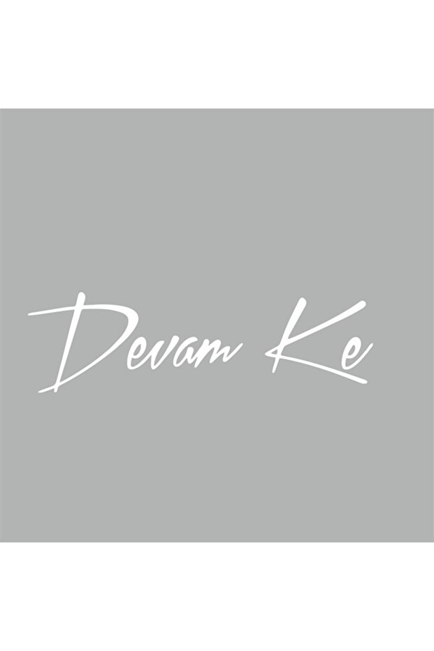 Devamke Car Sticker 18x5 cm Gray