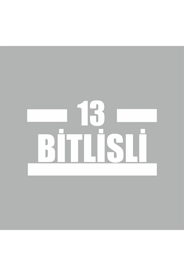 White 16X9 cm 13 Bits Car Sticker