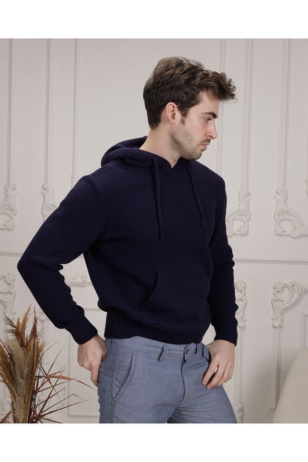 Rtd & Vld Erkek Kapüşonlu Triko Sweatshırt - 8