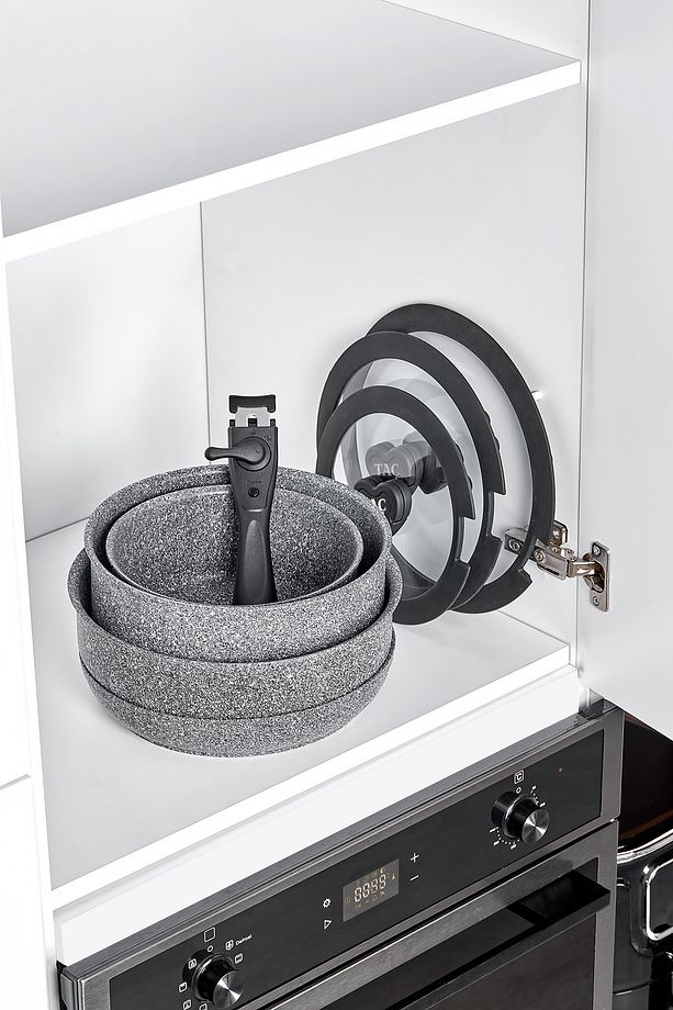 Easy Connect 8 Parça Tencere Seti / Ergonomik Tak Çıkar Sap - 3