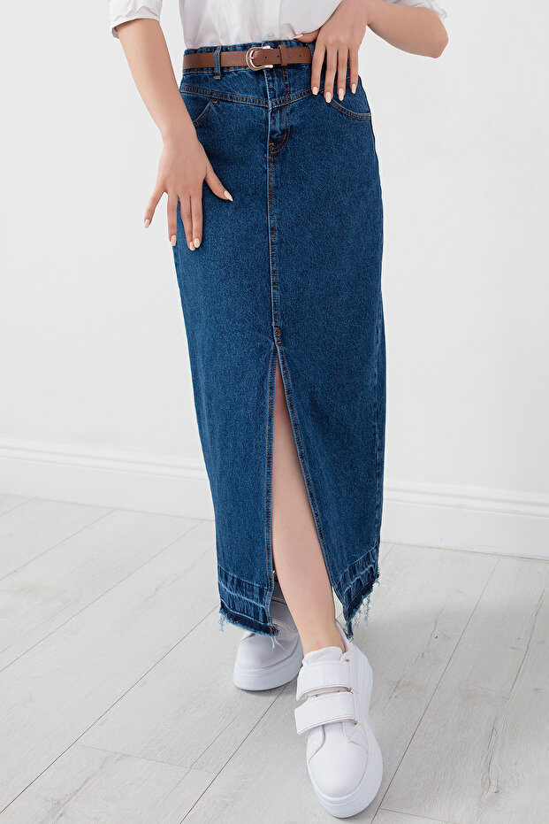 Eteği Sökük Çan Etek STK3074 - 1