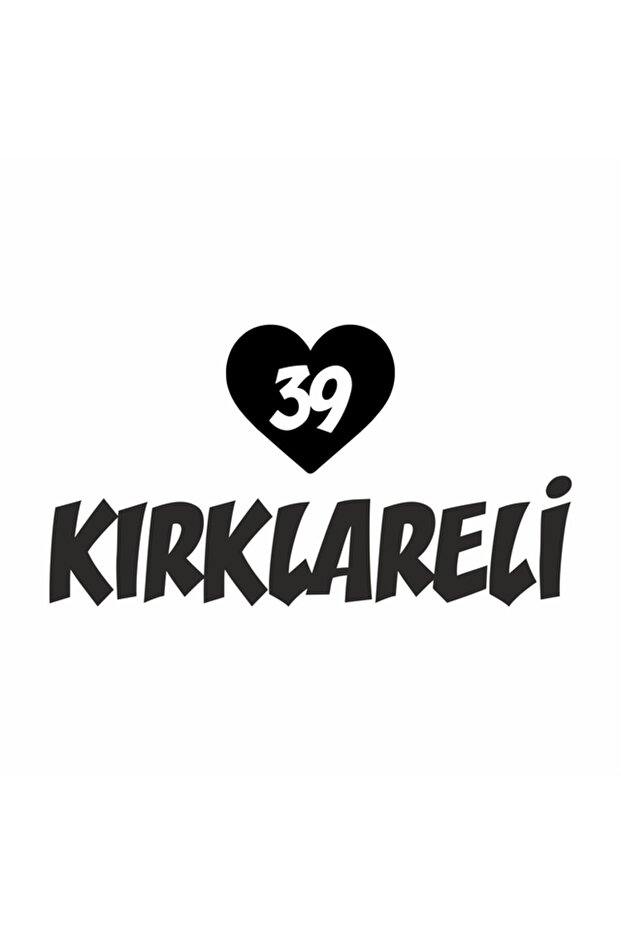 Car Sticker with Heart and 39 Cranks 20x15 Cm Black