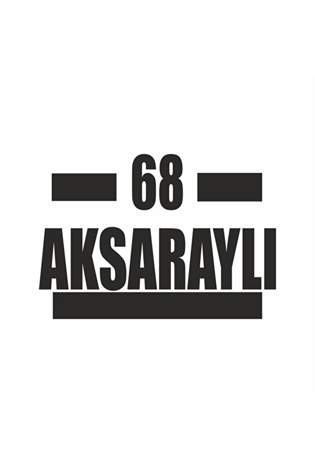 68 ملصق سيارة Aksaraylı 16x9 سم أزرق