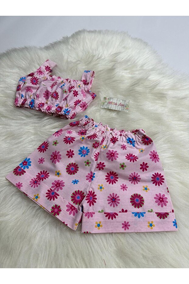 Crop & Şort Takım - 3