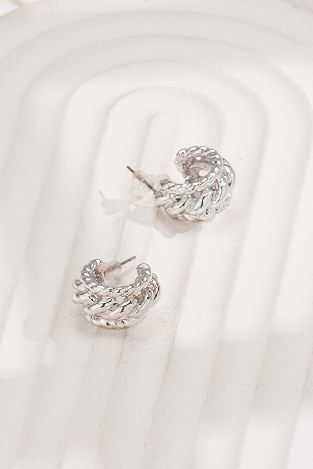 أقراط هوب منقوشة - 1