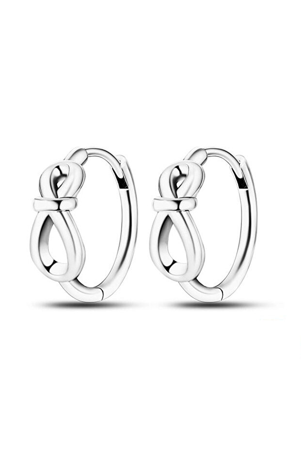 أقراط فضية إنفينيتي - 1