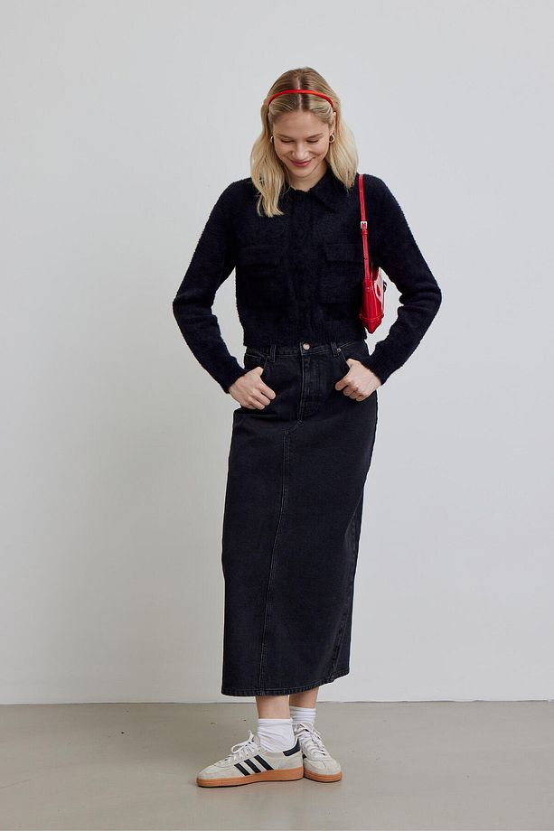 ARYA YUMUŞAK CROP HIRKA SİYAH - 7