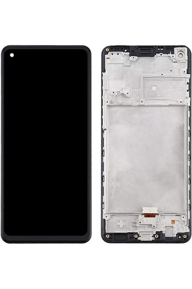 Samsung Galaxy A21s LCD Ekran +Tamir Seti Siyah SM A217 - 2