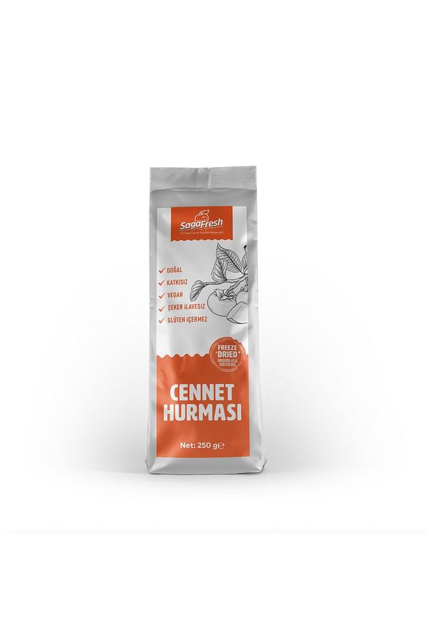 Dondurularak Kurutulmuş Cennet Hurması Dilimleri 250g - 1