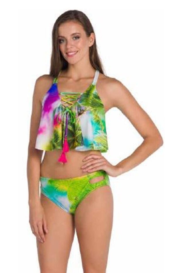 طقم بيكيني بوستير فوشيا - 1