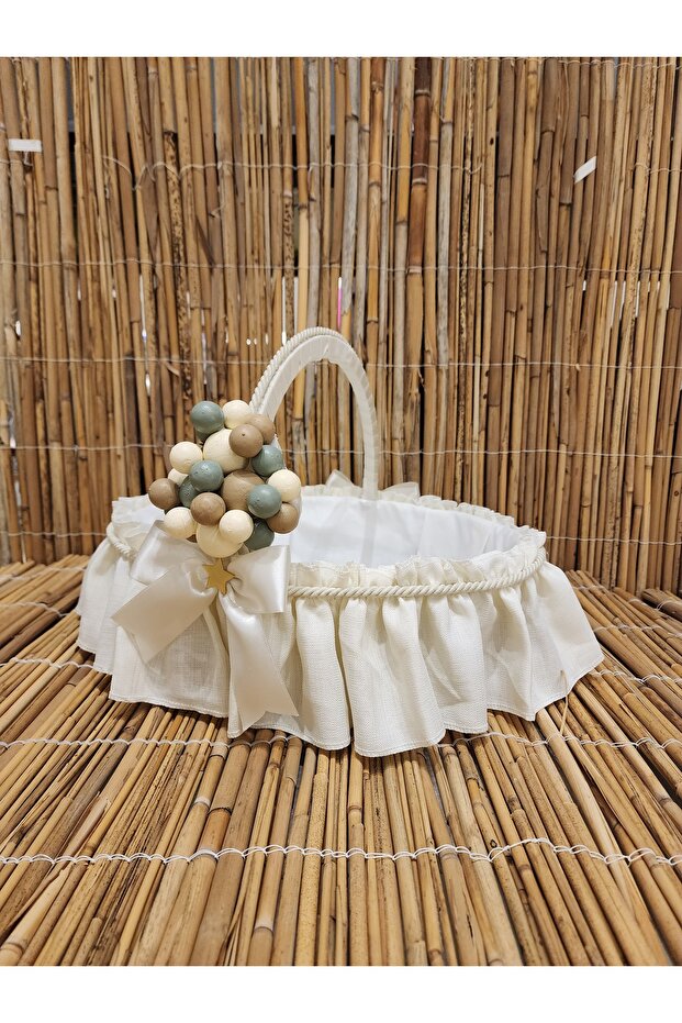 Kapı Süsü + Yastık + Sepet Komple Set - 4