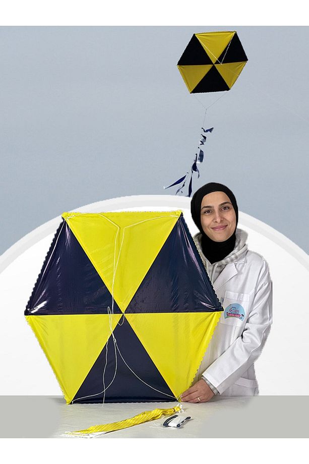 Naylon Altıgen Uçurtma / Taraftar - 1