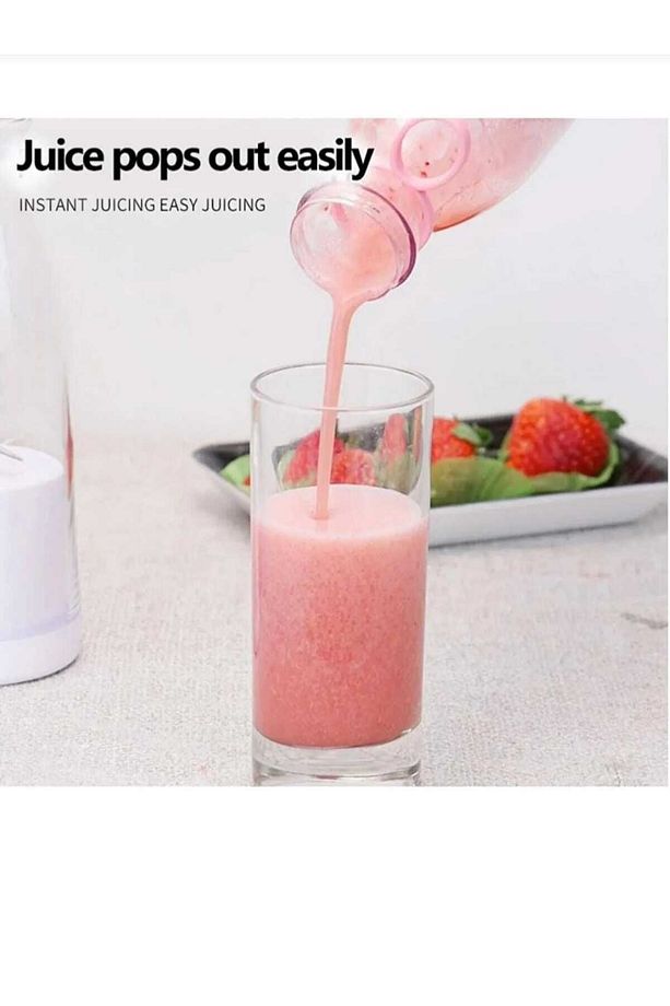 Taşınabilir Kablosuz Şarjlı Kişisel Smoothie El Blender Fresh Juice Blender - 3